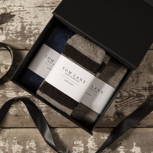 3 Alpaca Socks Gift Box