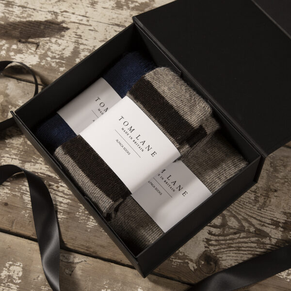 3 Alpaca Socks Gift Box