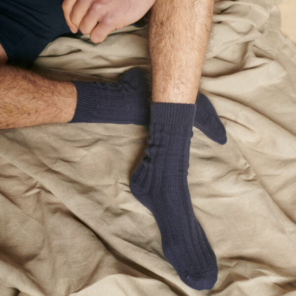 Mens Cashmere Bed socks