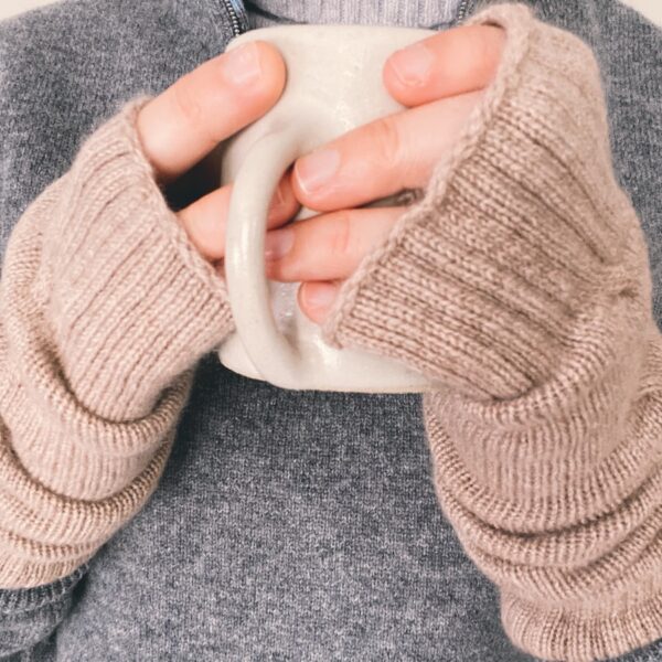 Long Cashmere hand warmers