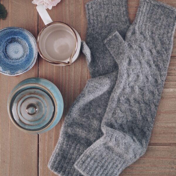 Long Cashmere hand warmers