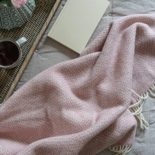 Dusky Pink Throw