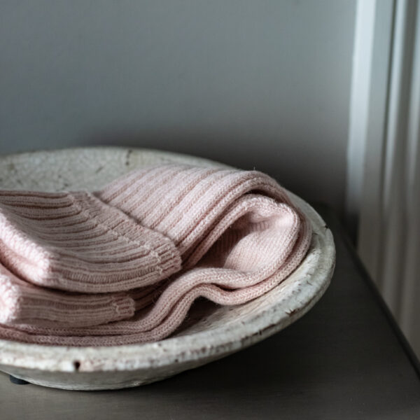 Pink Alpaca bed socks