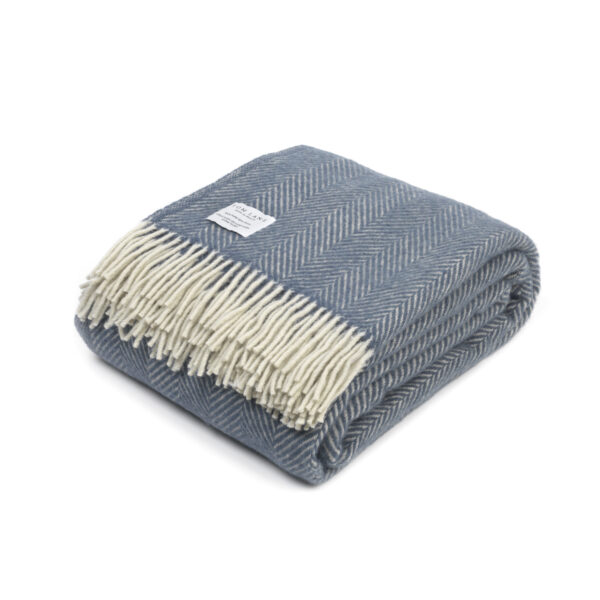 Melton Throw, Slate Blue