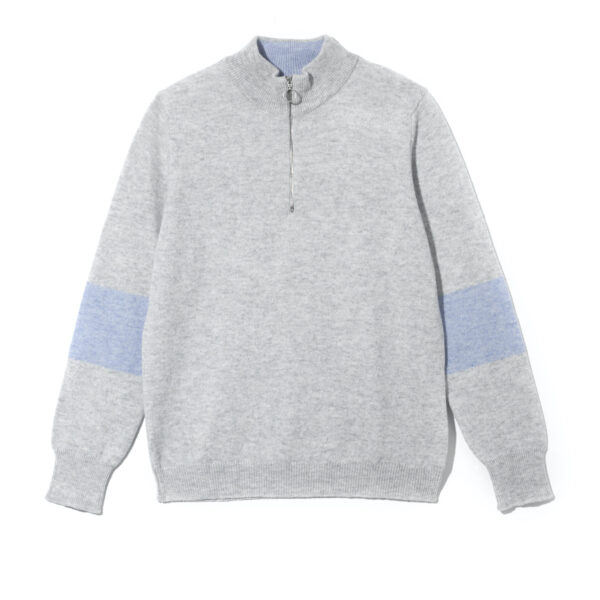 Suffolk Quarter Zip Jumper - Grey