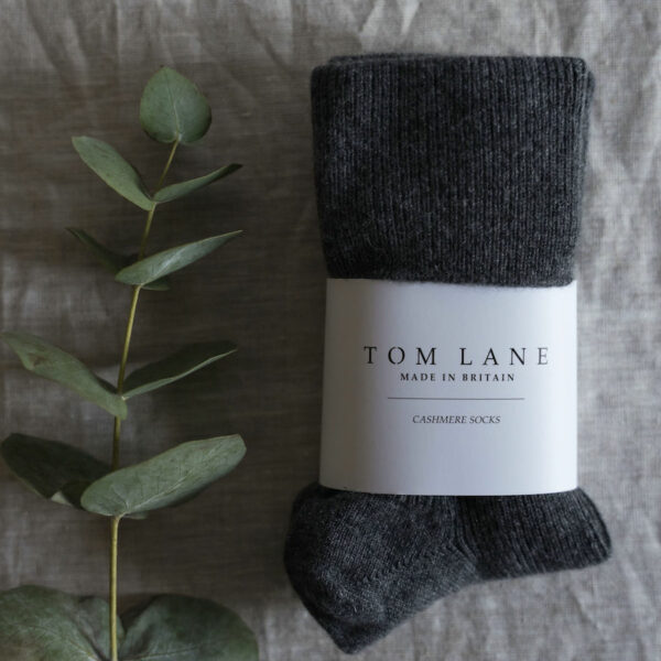 Cashmere socks – Charcoal