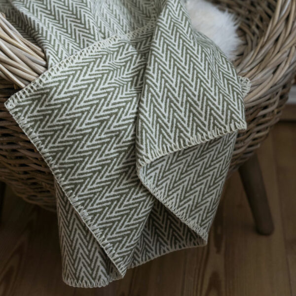Cotton Throw – Olive