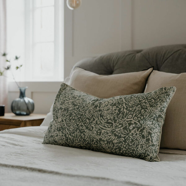 Hardwick Cushion – Bottle Green