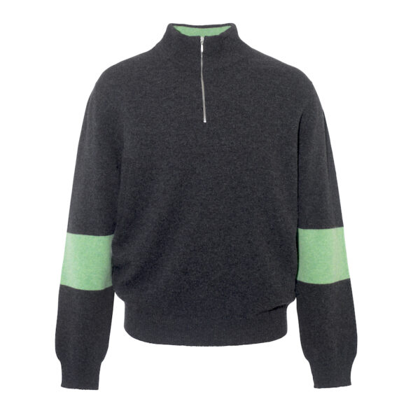 mens suffolk jumper - charcoal