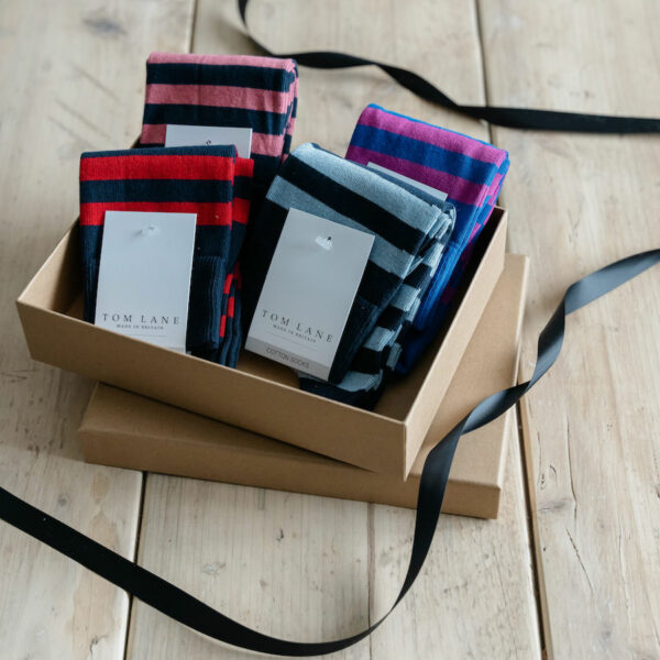 Lightweight cotton socks gift box