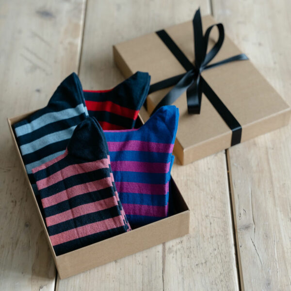 Lightweight cotton socks gift box
