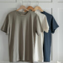 Mens heavy weight T-shirt - Taupe - Image 2