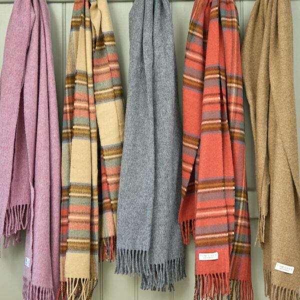 Large Merino Scarf – Grey