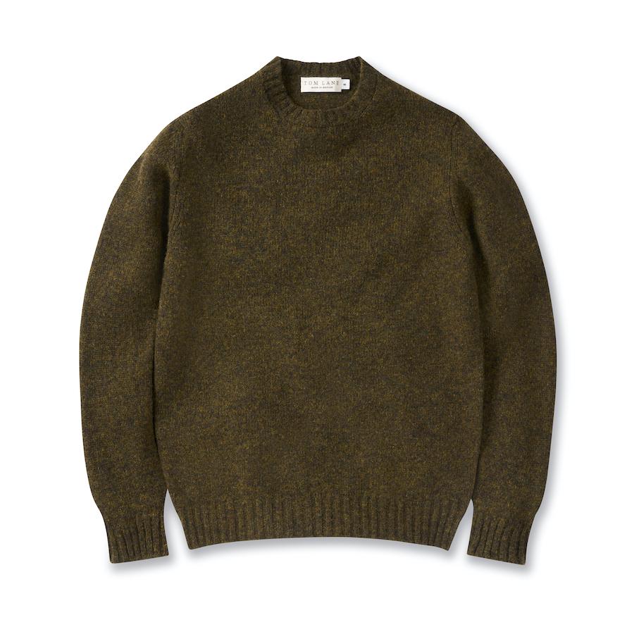 Shetland Crew Neck Jumper – Forest Shetland Crew Neck Jumper – Forest