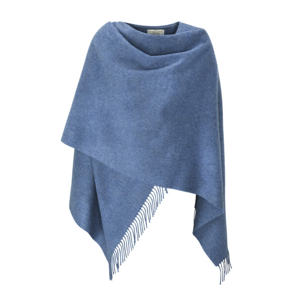 Pure Merino Wrap – Blue