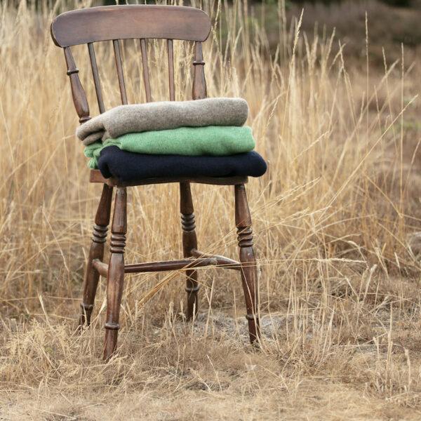 Shetland Crew Neck Jumper - Mint