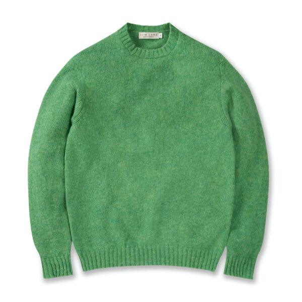Shetland Crew Neck Jumper - Mint