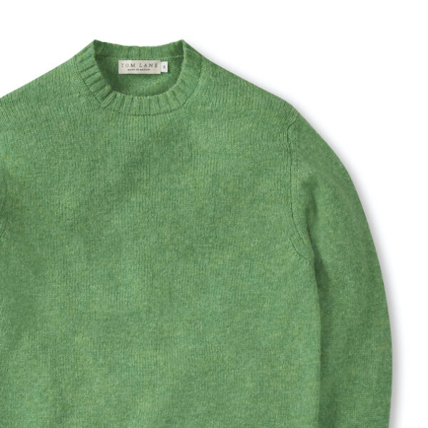 Shetland Crew Neck Jumper - Mint