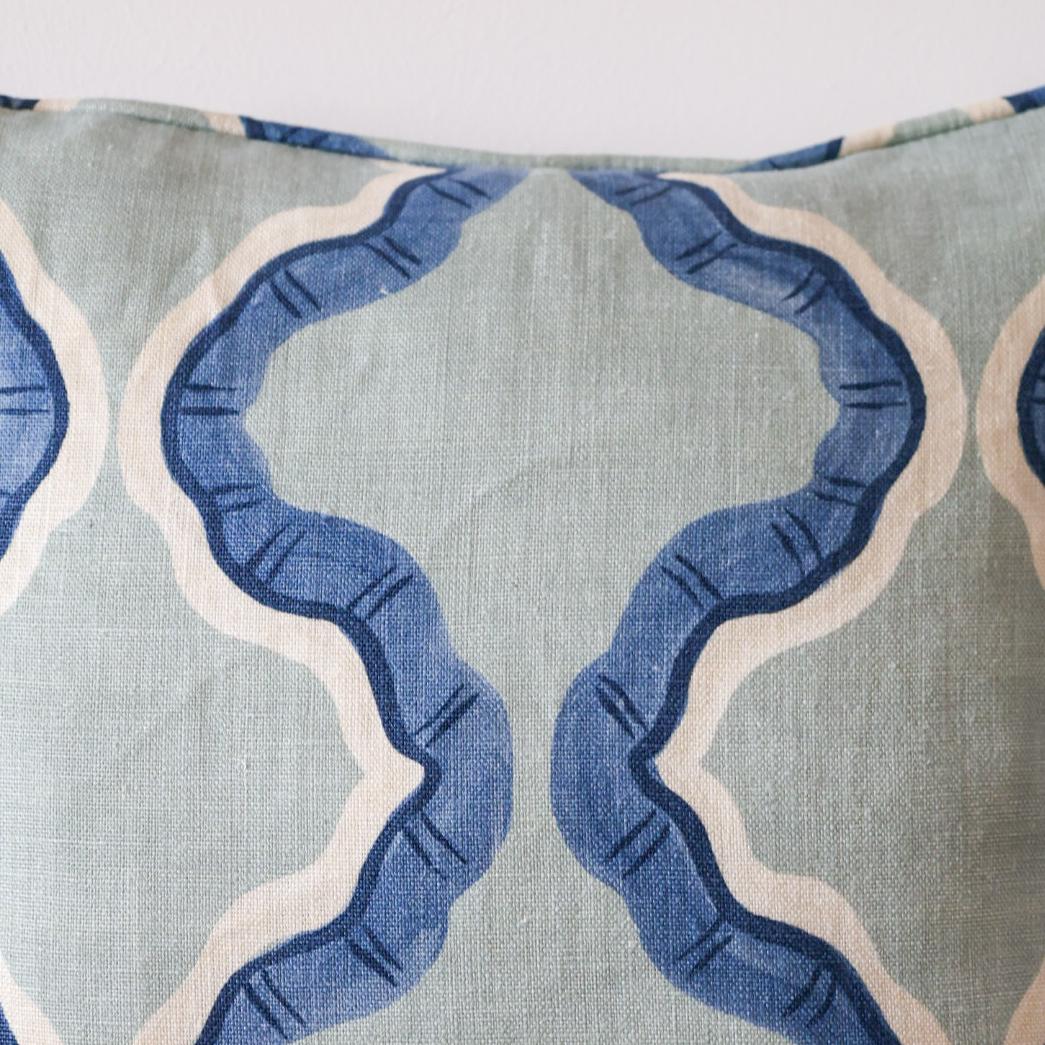 Ruffled cushion – Duck Egg Ruffled cushion – Duck Egg