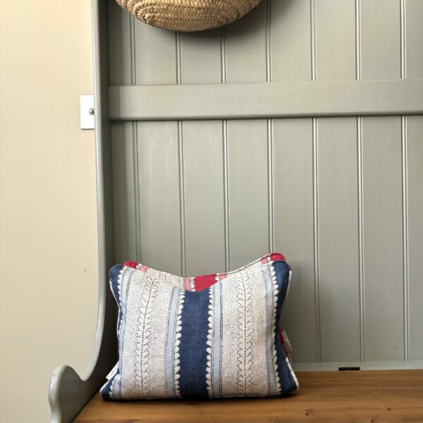 Dimity Cushion - Indigo