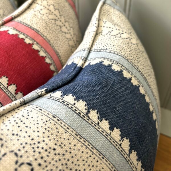 Dimity Cushion - Indigo
