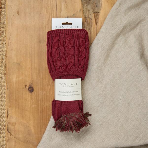 Fiddich Shooting socks - Burgundy
