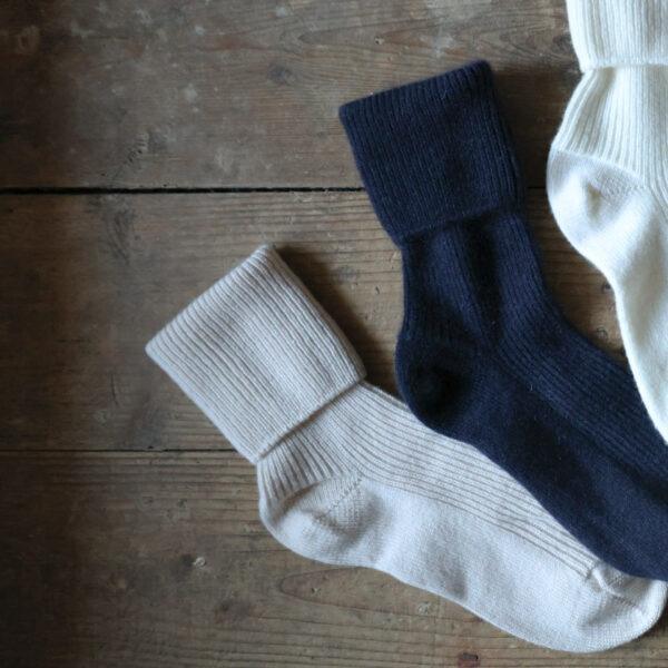 Pure Cashmere Bed Socks