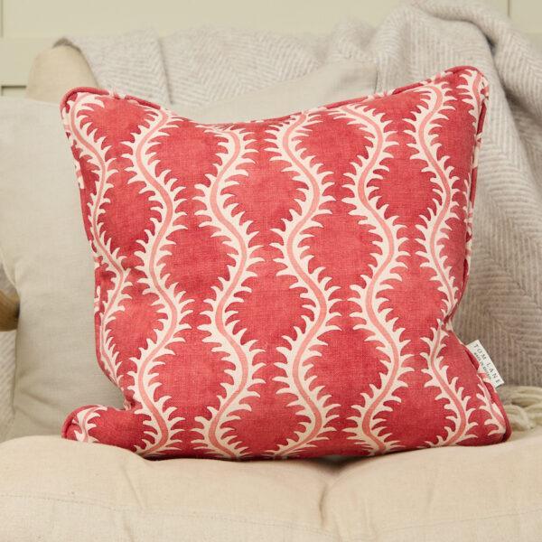 Helter Skelter cushion - Cherry