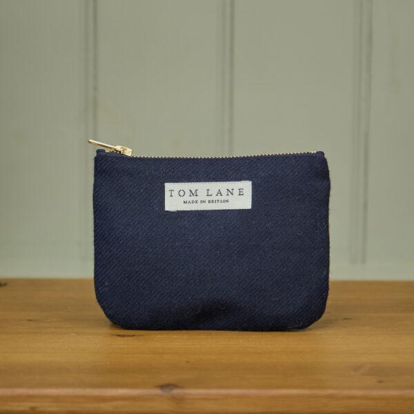 Navy Wool purse