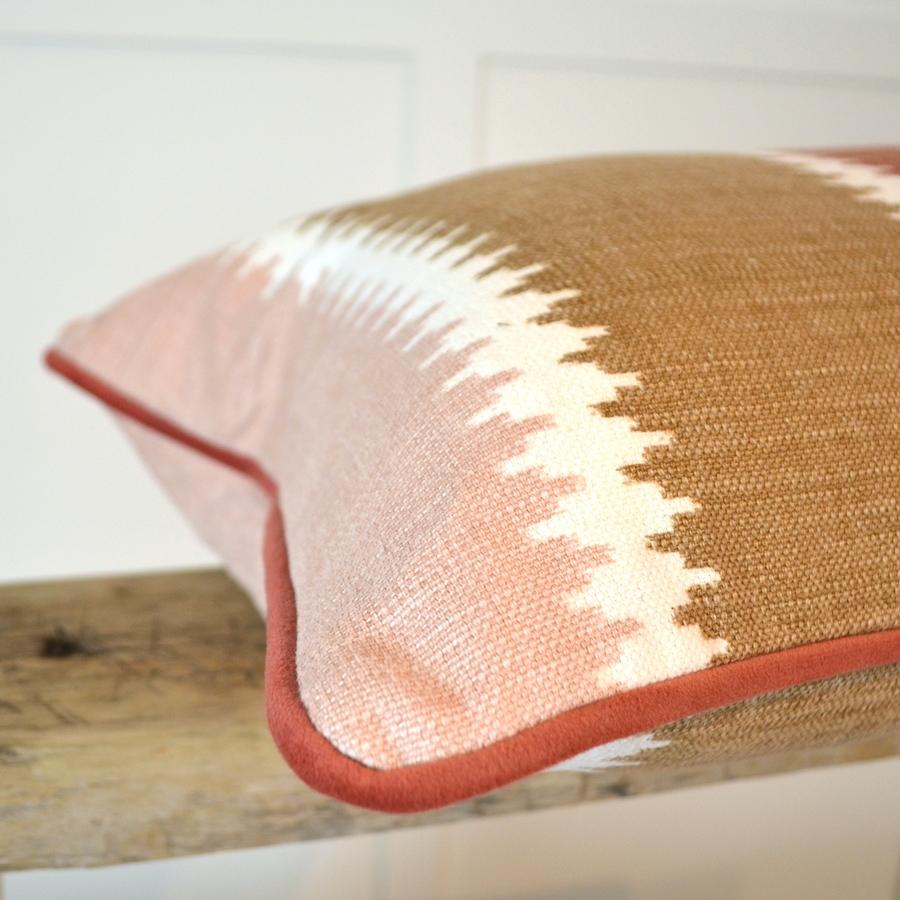 Earthy Wide Stripe Cushion Earthy Wide Stripe Cushion