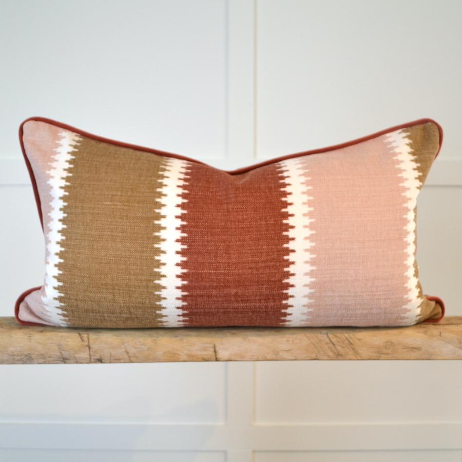 Earthy Wide Stripe Cushion Earthy Wide Stripe Cushion