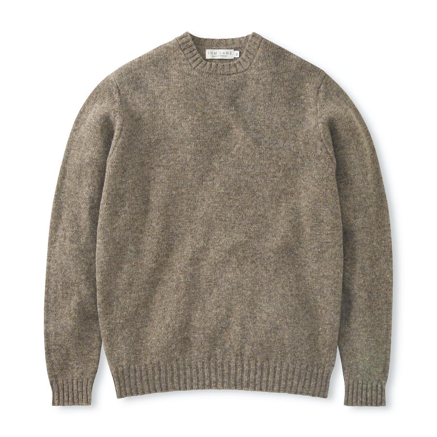 Shetland Crew Neck Jumper – Oyster Shetland Crew Neck Jumper – Oyster