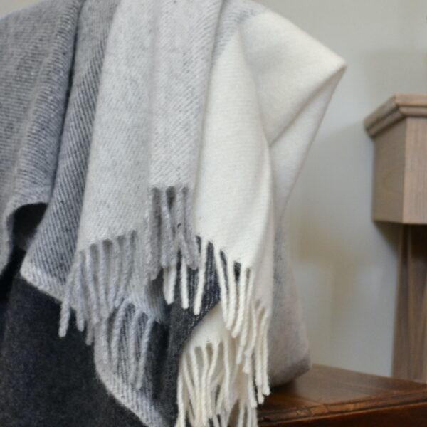 Melton Throw, Grey Check